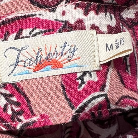 🌻NEW NWOT FAHERTY Pacifica Rose Desert Bloom Print Wrap Skirt Size Medium - Picture 8 of 9